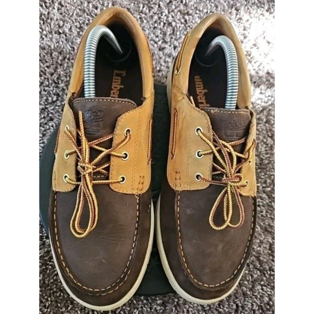 Timberland KING Light/Dark Boat Shoe  Sz 8.5